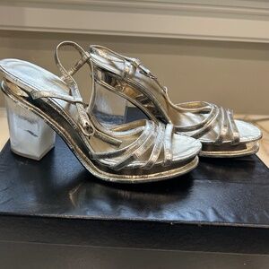 Chanel heels - Argent Clair sandals